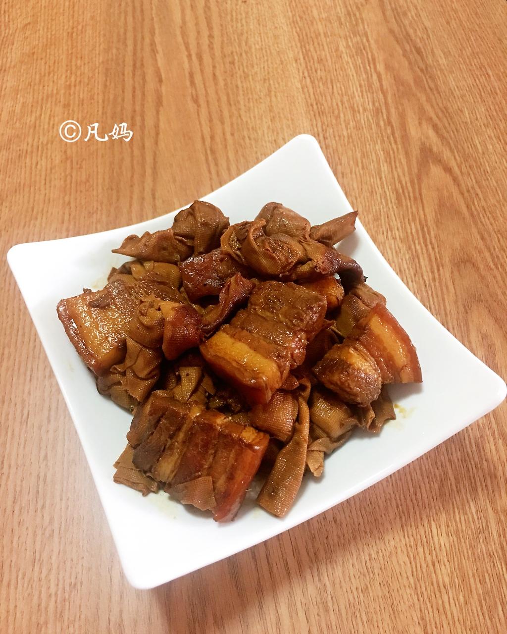 百叶结烧肉