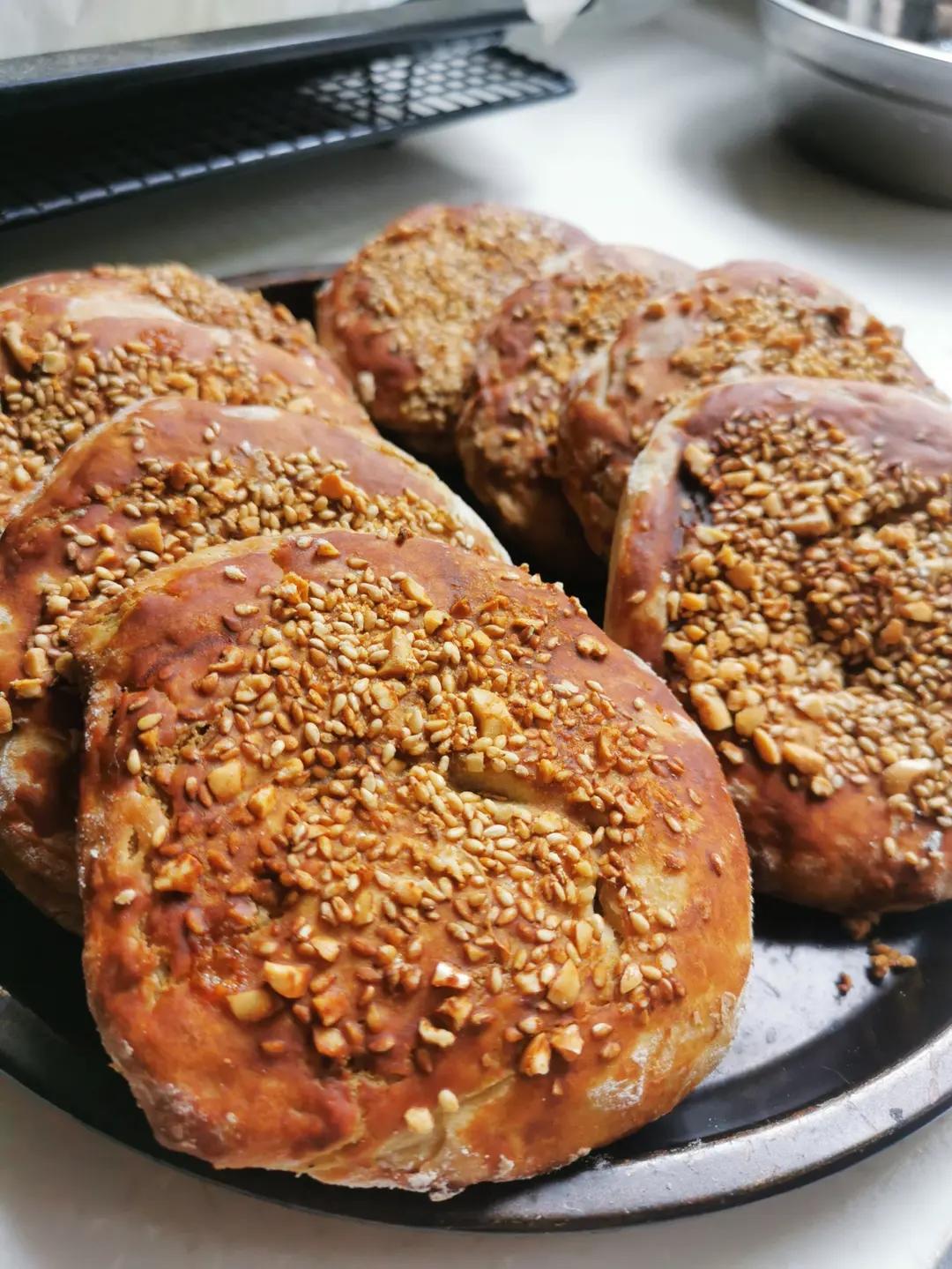 老北京五香麻酱烧饼