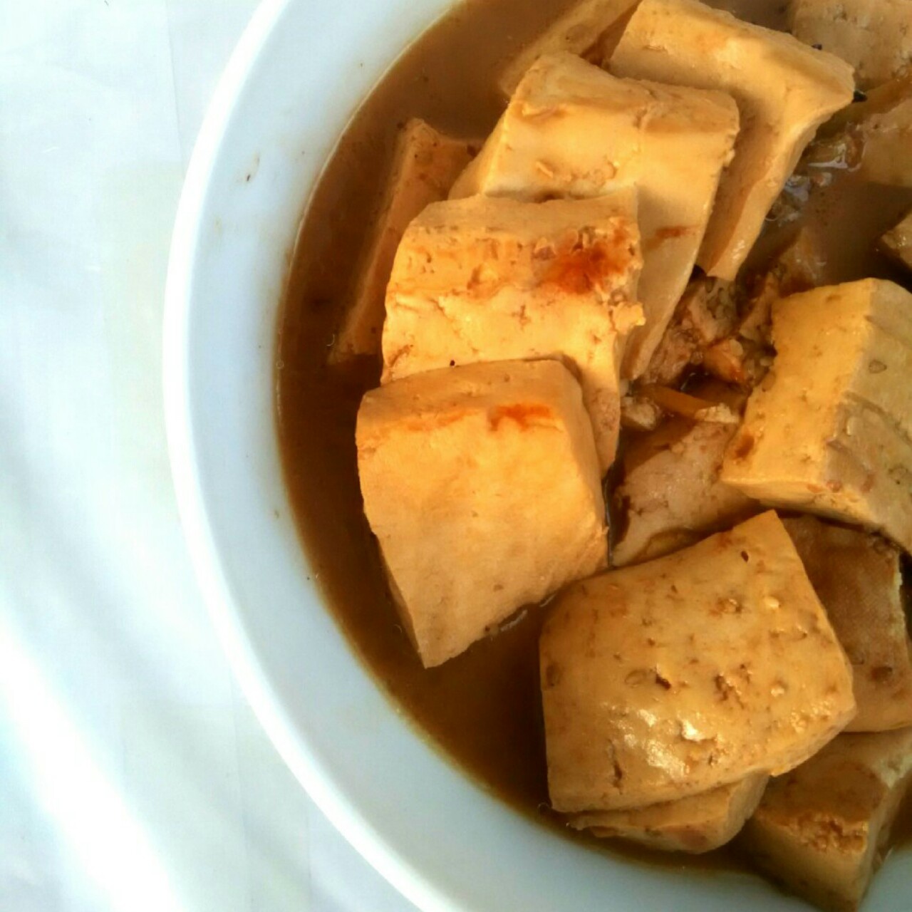 纯素腐乳烧肉（实为豆腐太像故称肉乎）