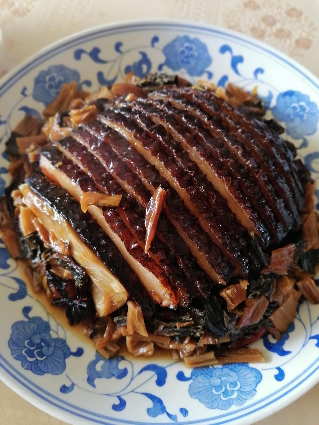 简单易行的梅干菜扣肉