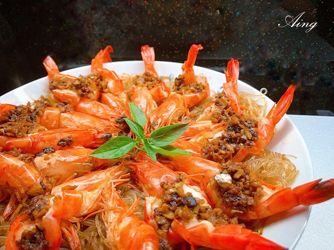 蒜蓉粉丝蒸虾