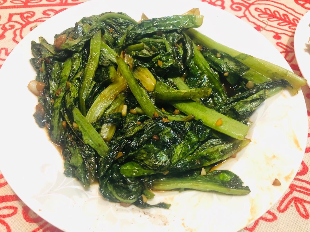 蒜蓉油麦菜（蚝油）