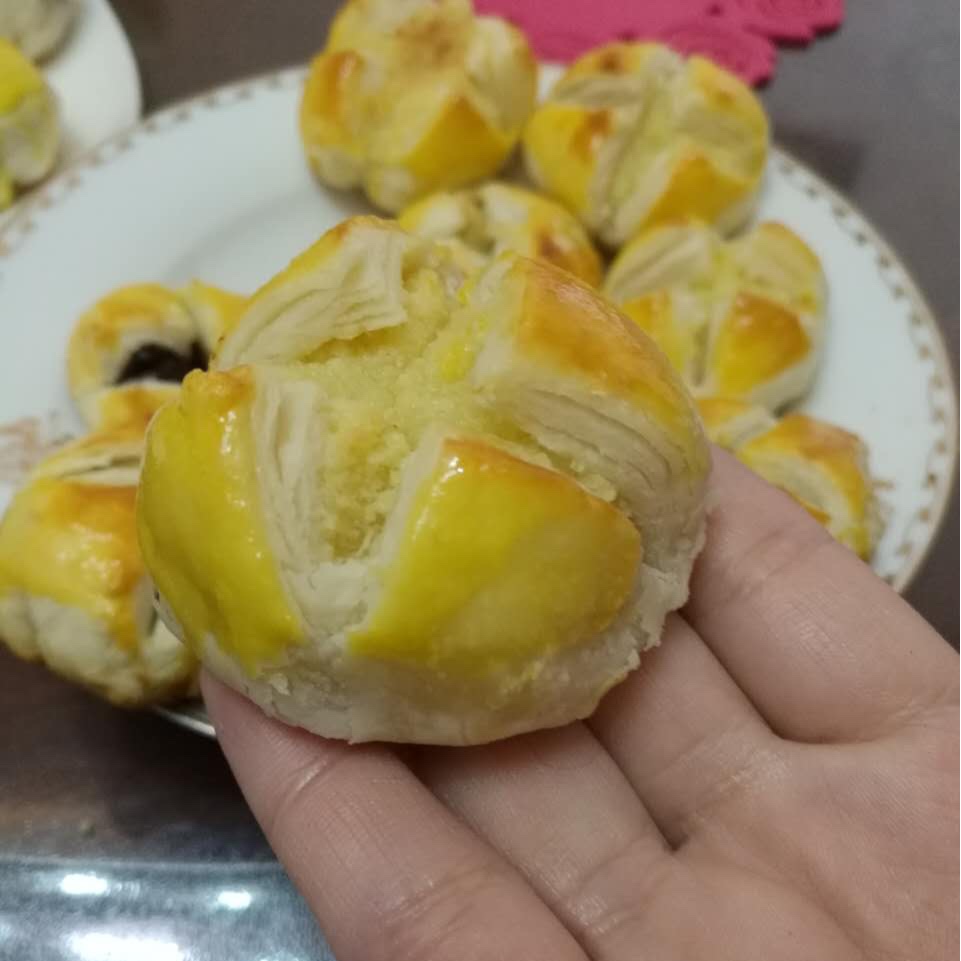 花开富贵之四种口味的椰蓉开口酥