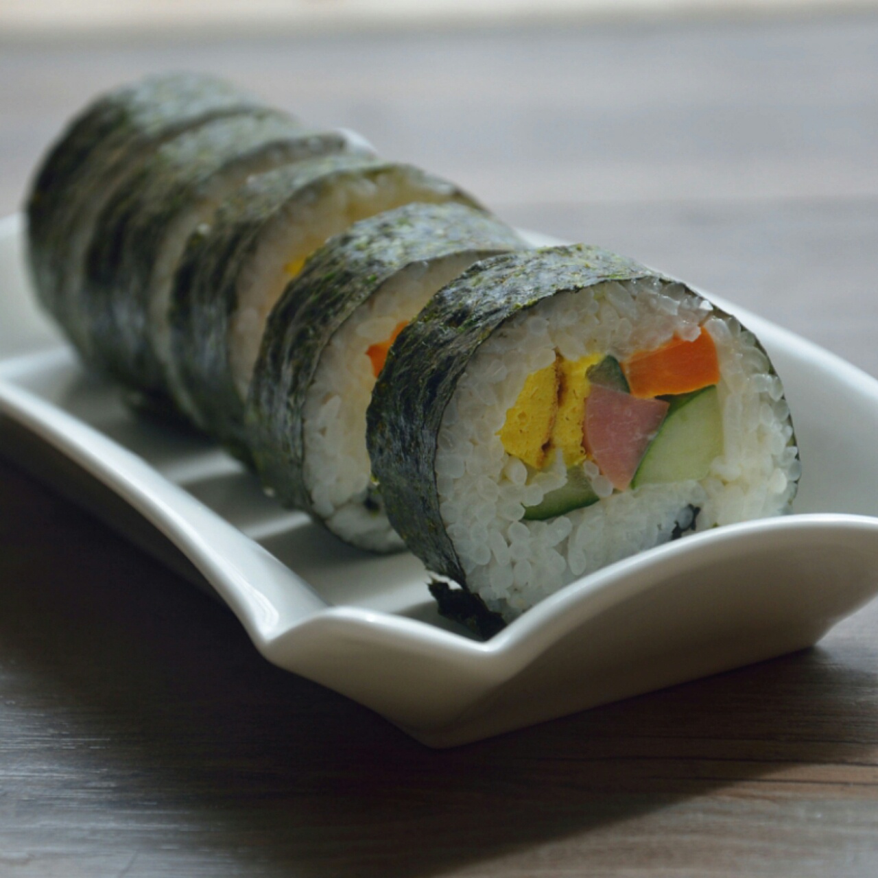 饕姑娘做的紫菜包饭～美味家常寿司