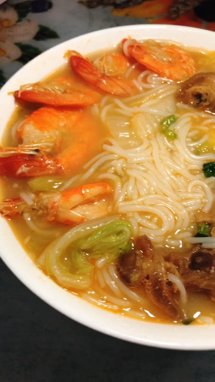 香炒鲜虾（附：鲜虾面）