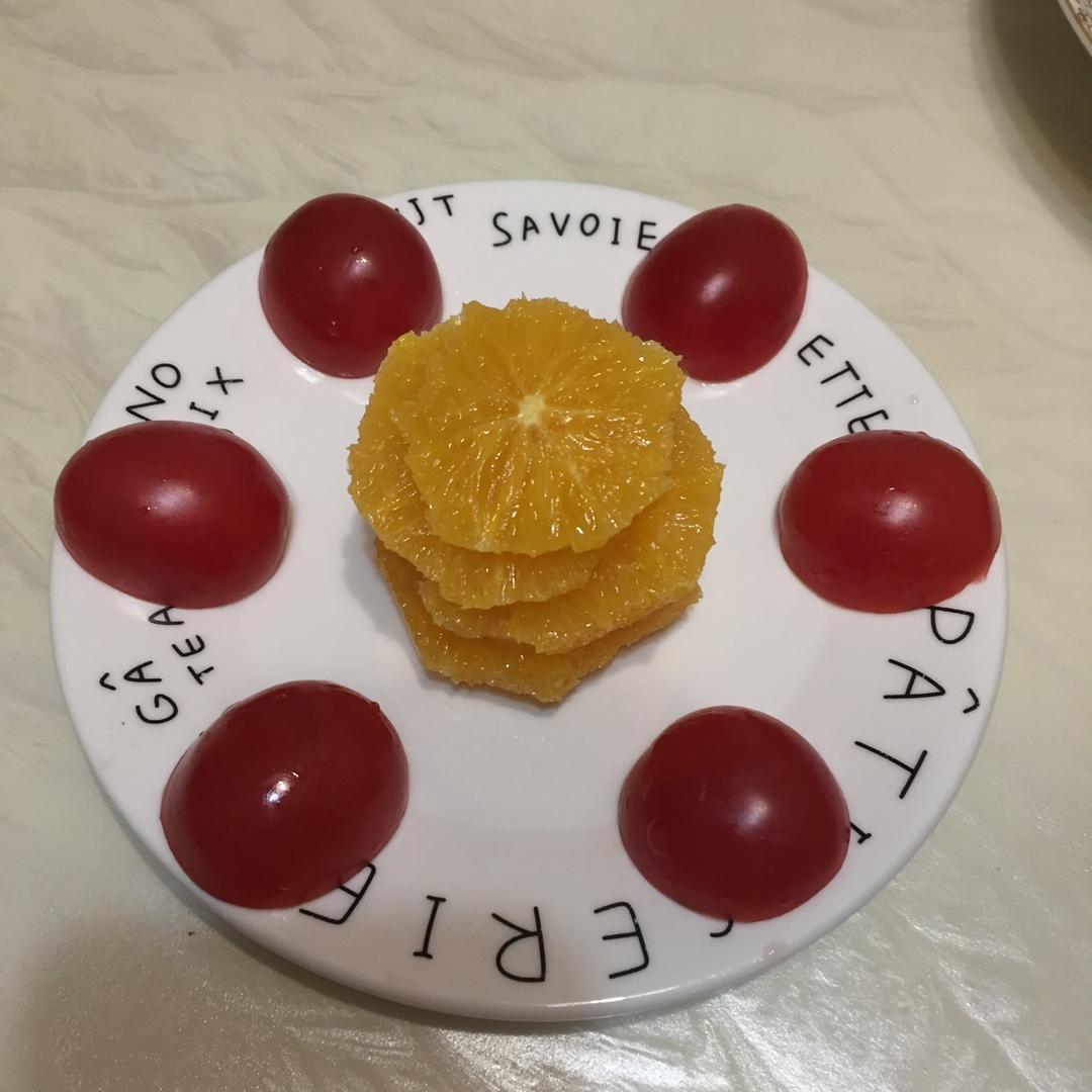 蜂蜜橙子塔·快手文艺水果盘