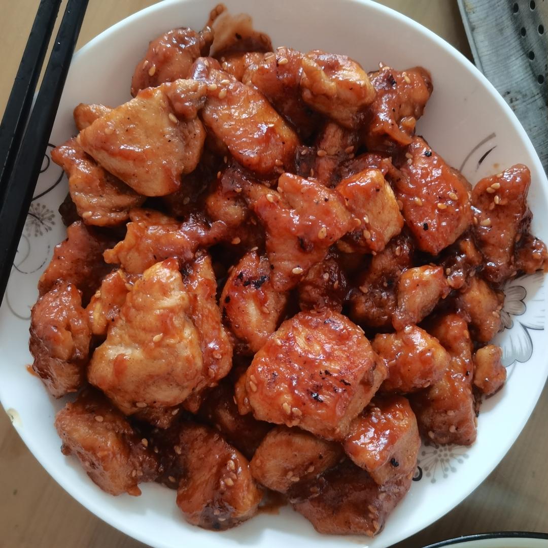 酸甜开胃超级下饭菜😋糖醋鸡胸肉🐔
