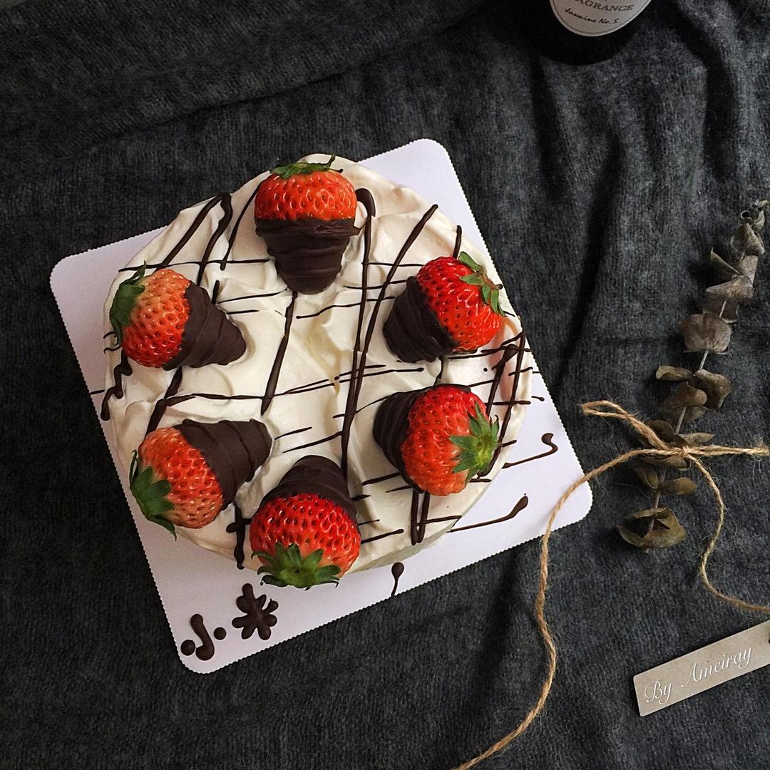 巧克力草莓（详解微波炉版巧克力调温技巧）