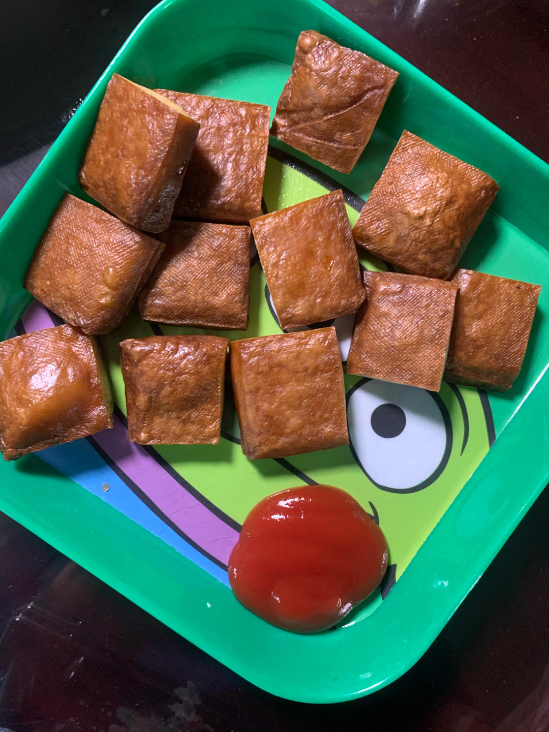 空气炸锅版超快手“炸”豆干