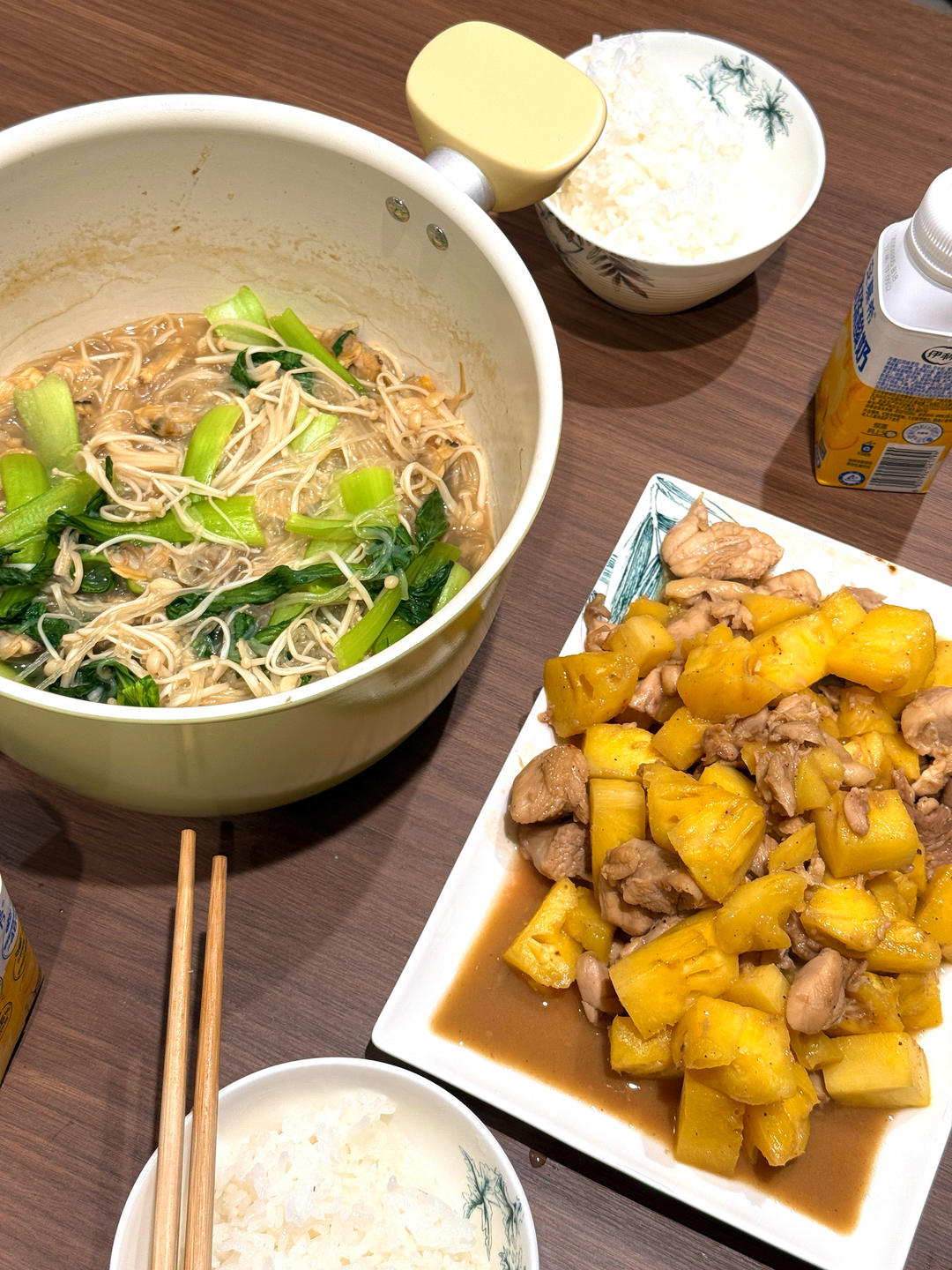菠萝炒鸡腿