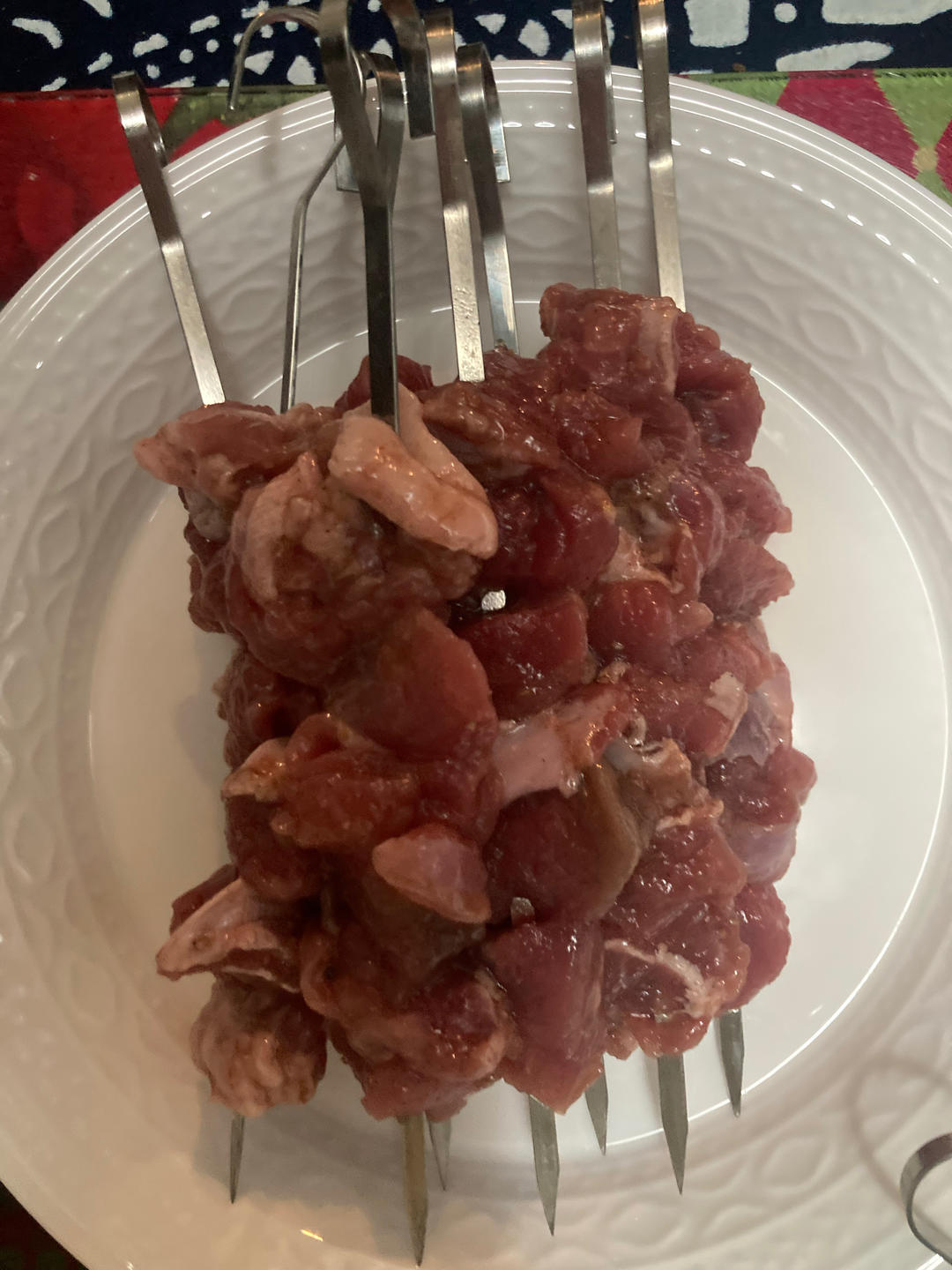 家庭版电烤箱 烤羊肉串