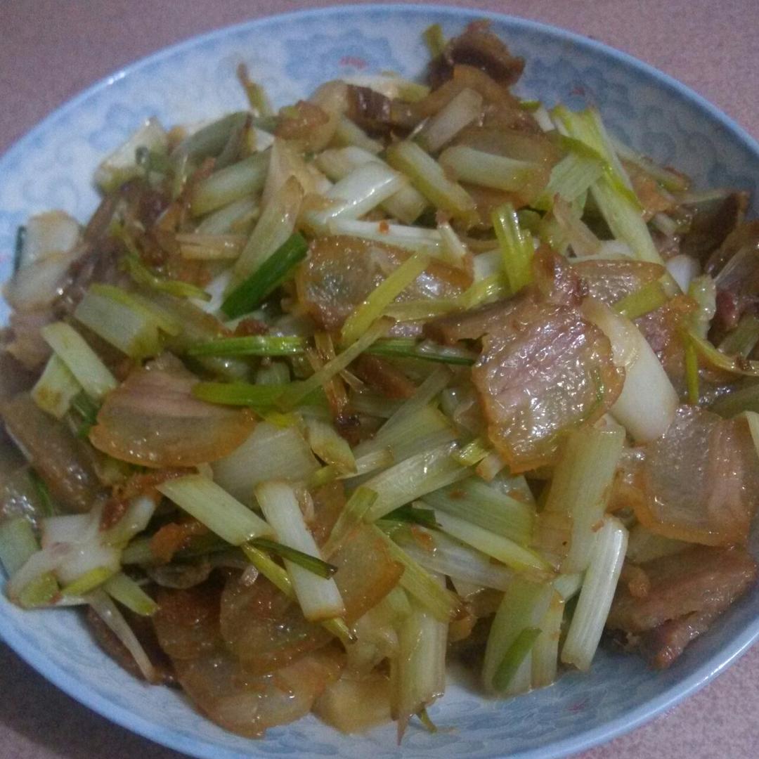 荞头炒腊肉