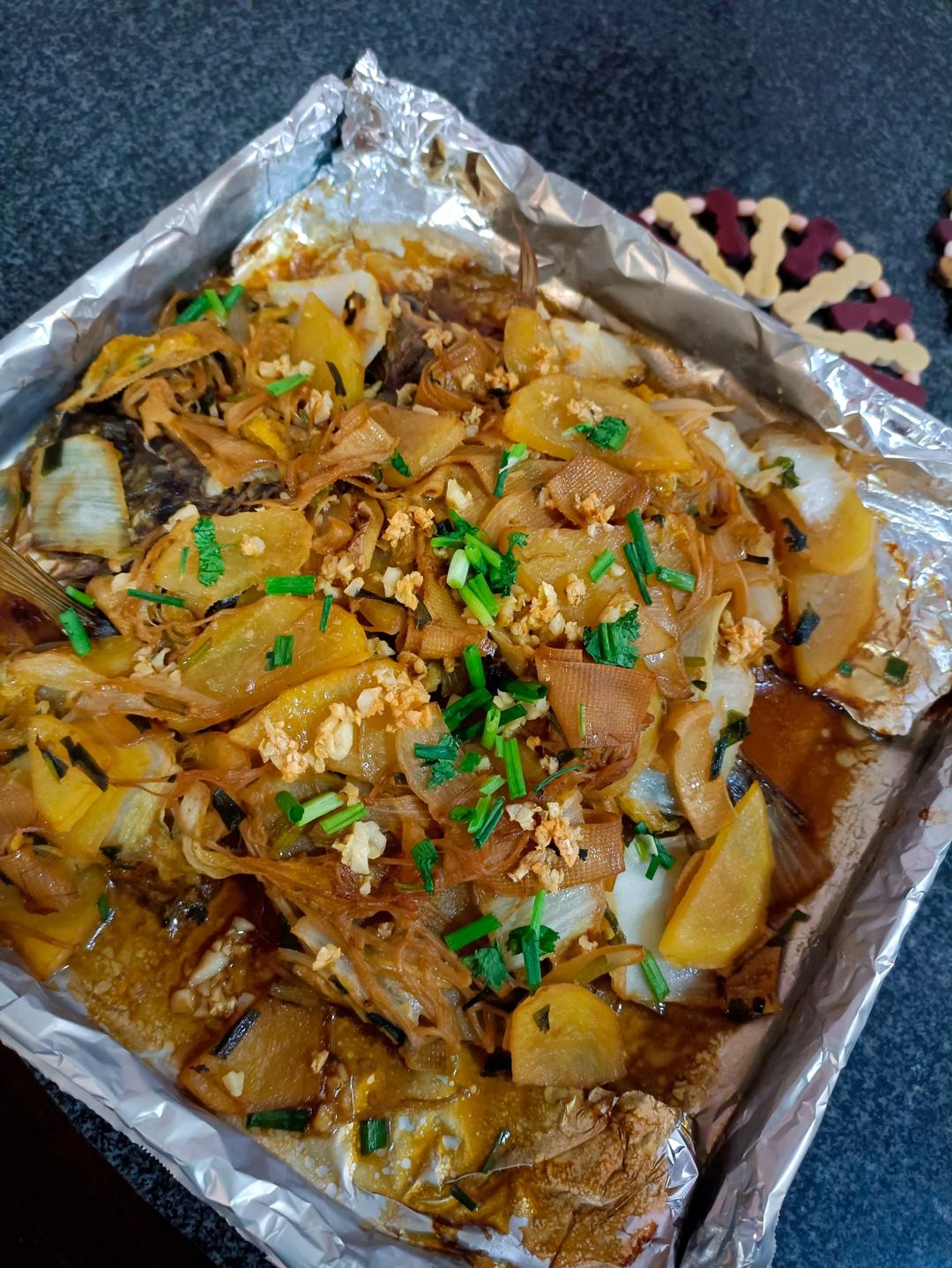 烤箱烤鱼