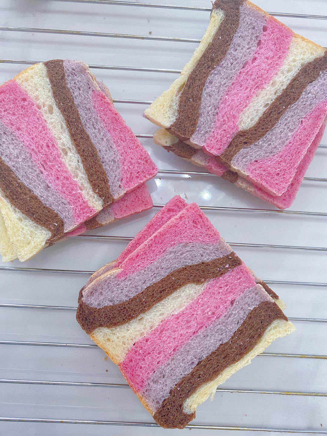 温柔色系🌈彩虹吐司，颜控必做！