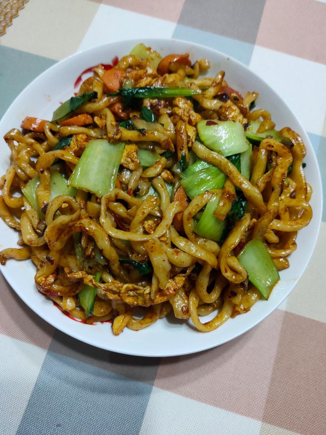 🍜最简单最好吃的家常炒面