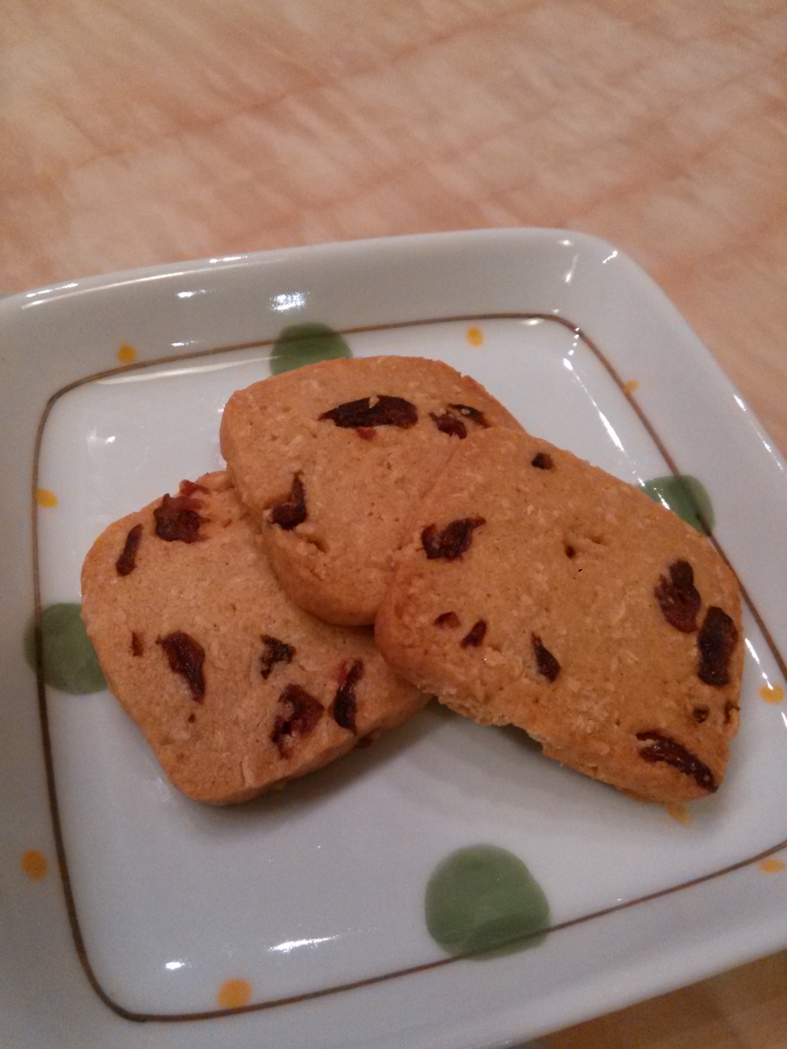 奶茶麦片蔓越莓饼干