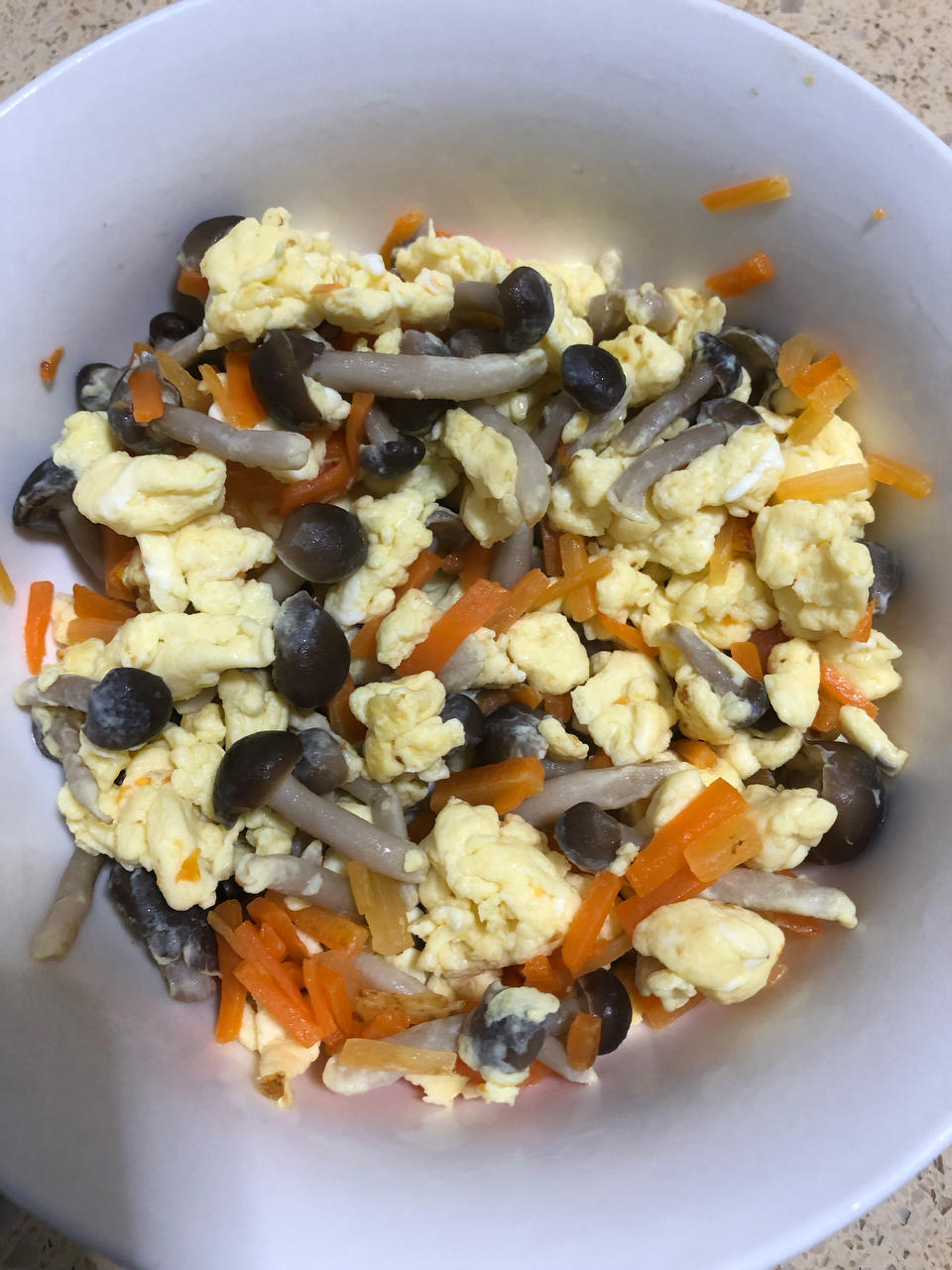 蟹味菇滑蛋