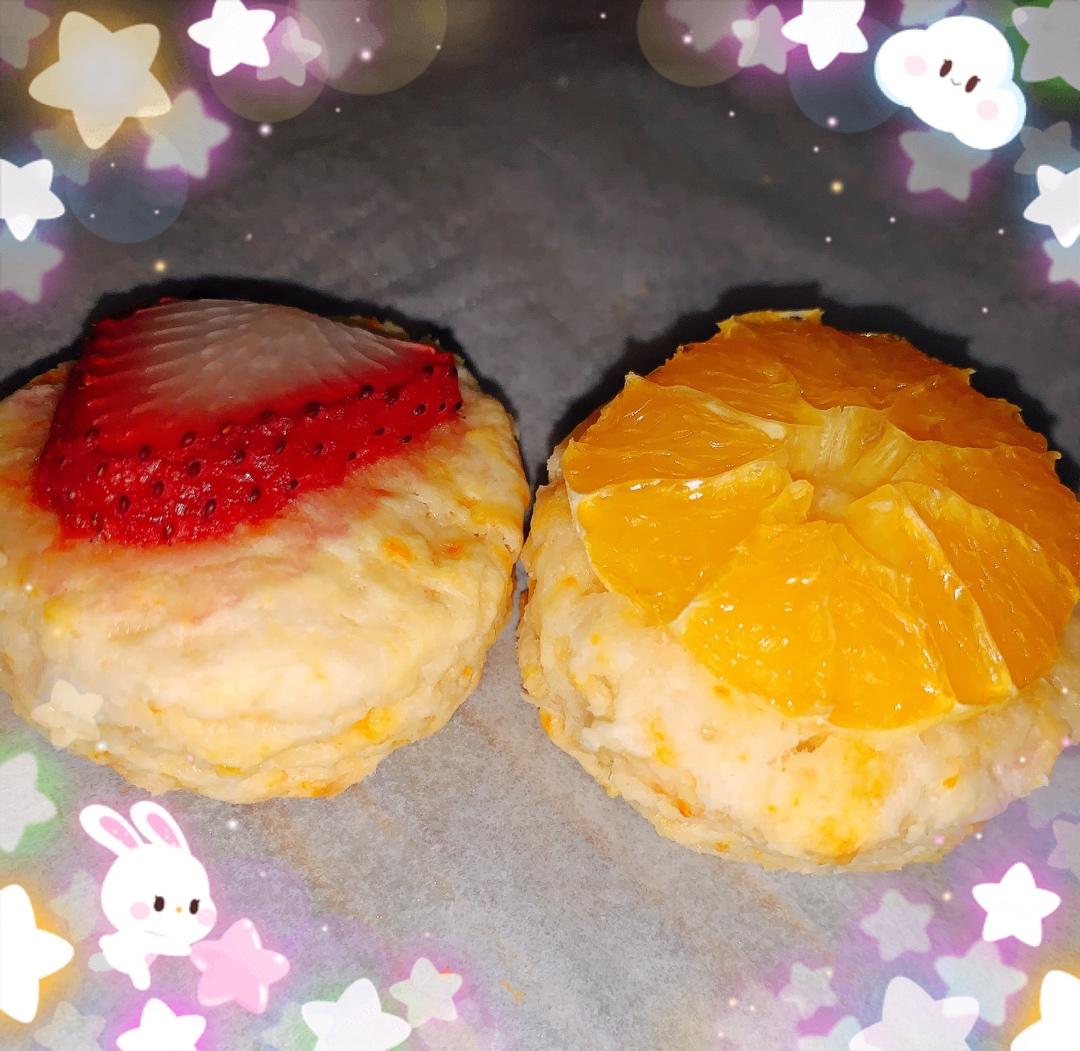 酥脆松软的香橙司康