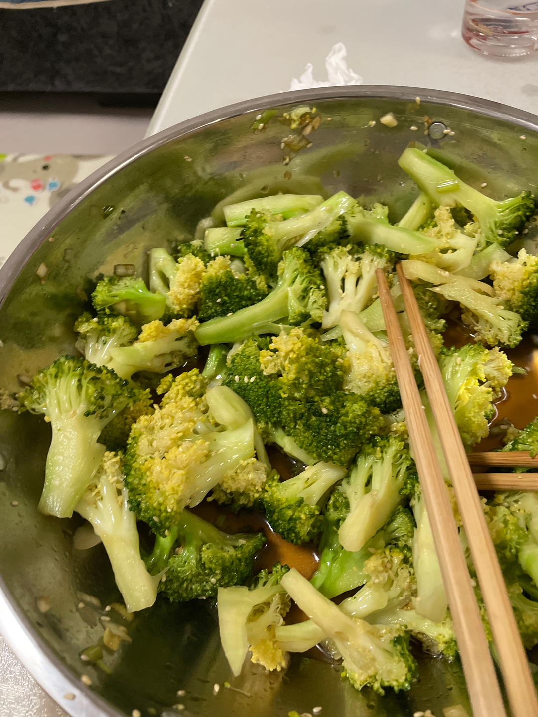 凉拌芝麻西兰花