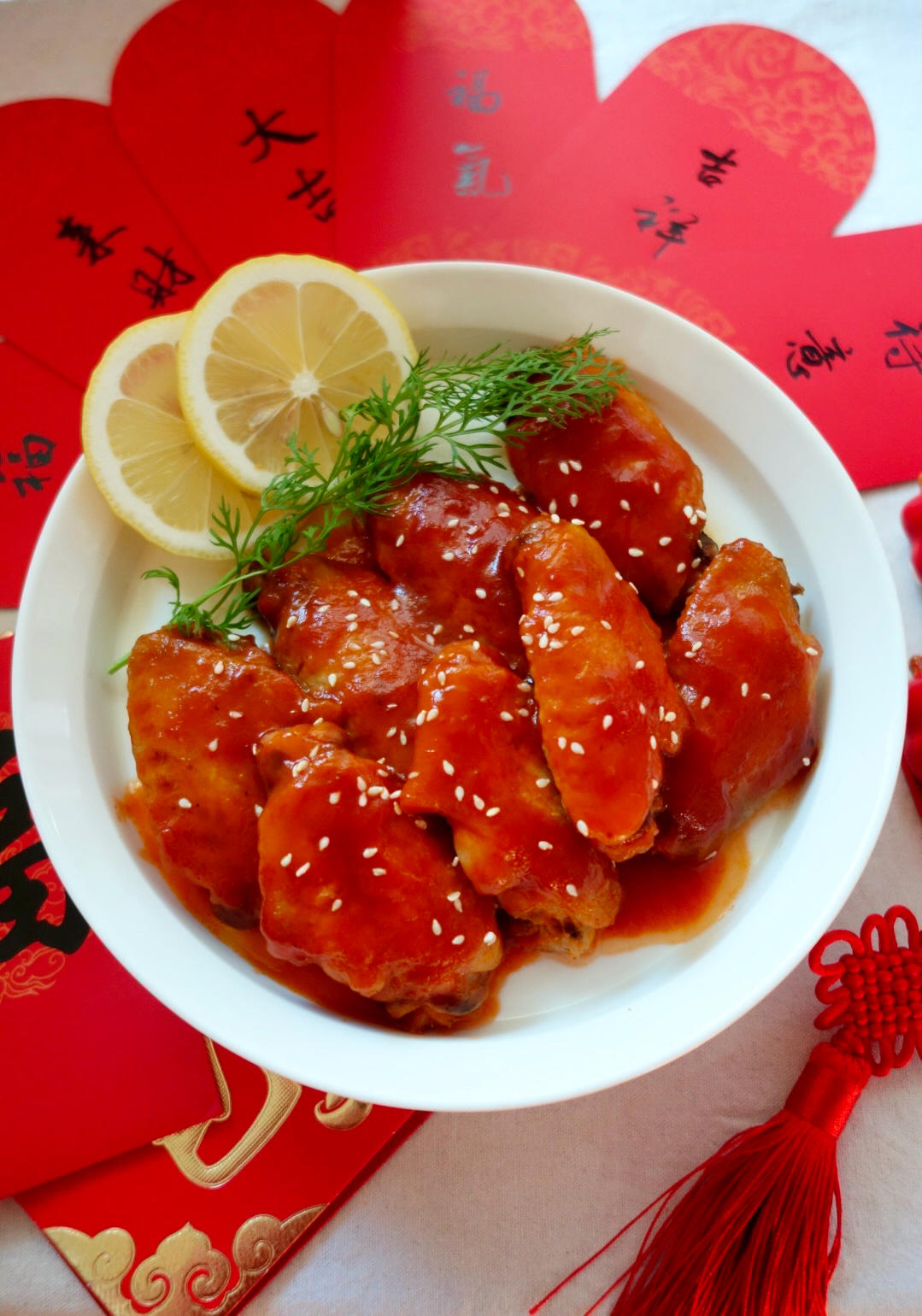 展翅迎春｜年夜饭抢手菜茄汁柠香鸡翅