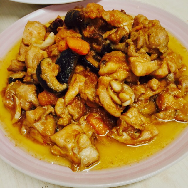 香菇板栗焖鸡