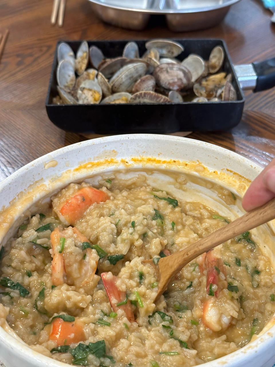 满分经典潮汕砂锅虾粥