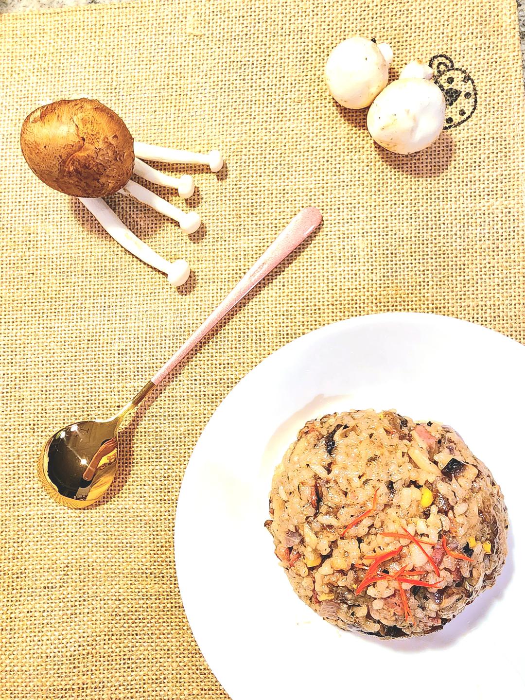 在家米其林『意大利菌菇烩饭Risotto』