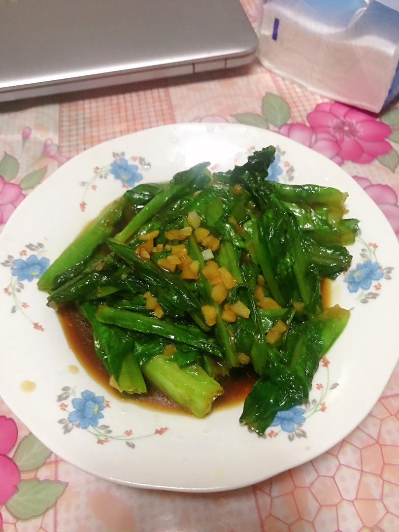 蒜蓉油麦菜（蚝油）