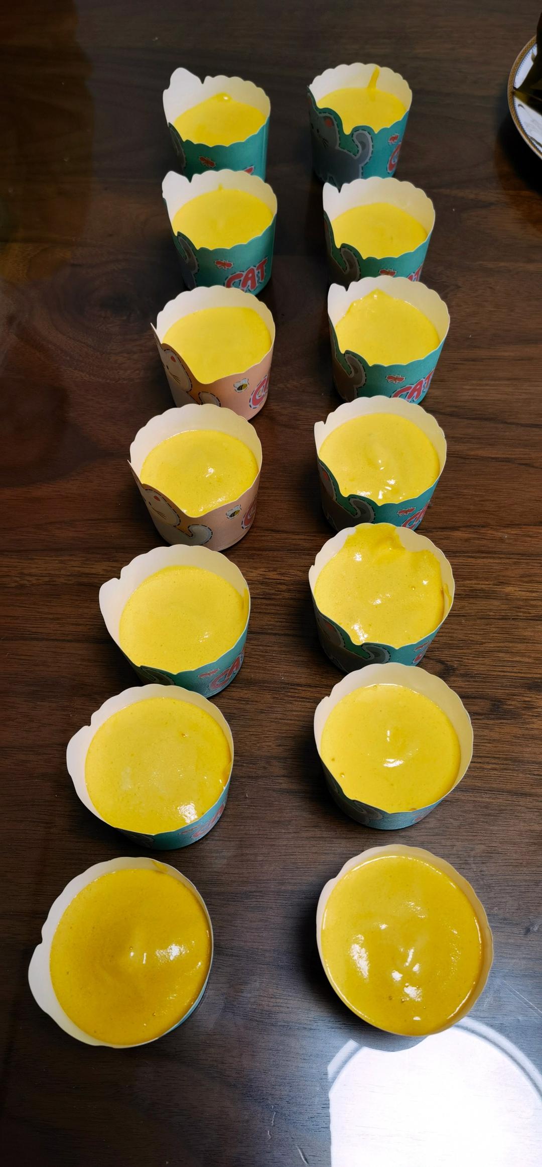 纸杯蛋糕 8寸戚风蛋糕的量