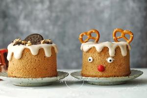 圣诞傻萌麋鹿——摩卡奶油蛋糕的做法 步骤9