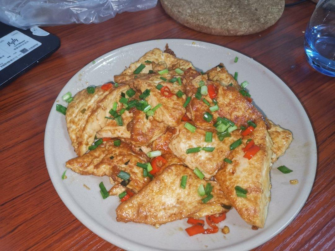 焖煎豆腐