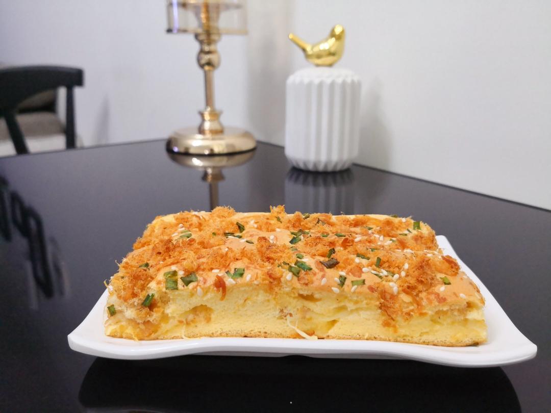 芝士夹心肉松蛋糕🍰