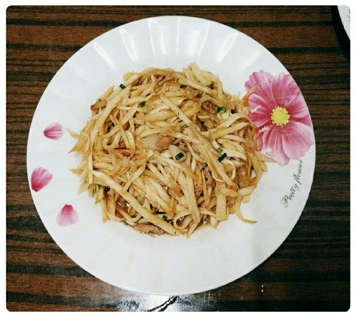 茭白肉丝