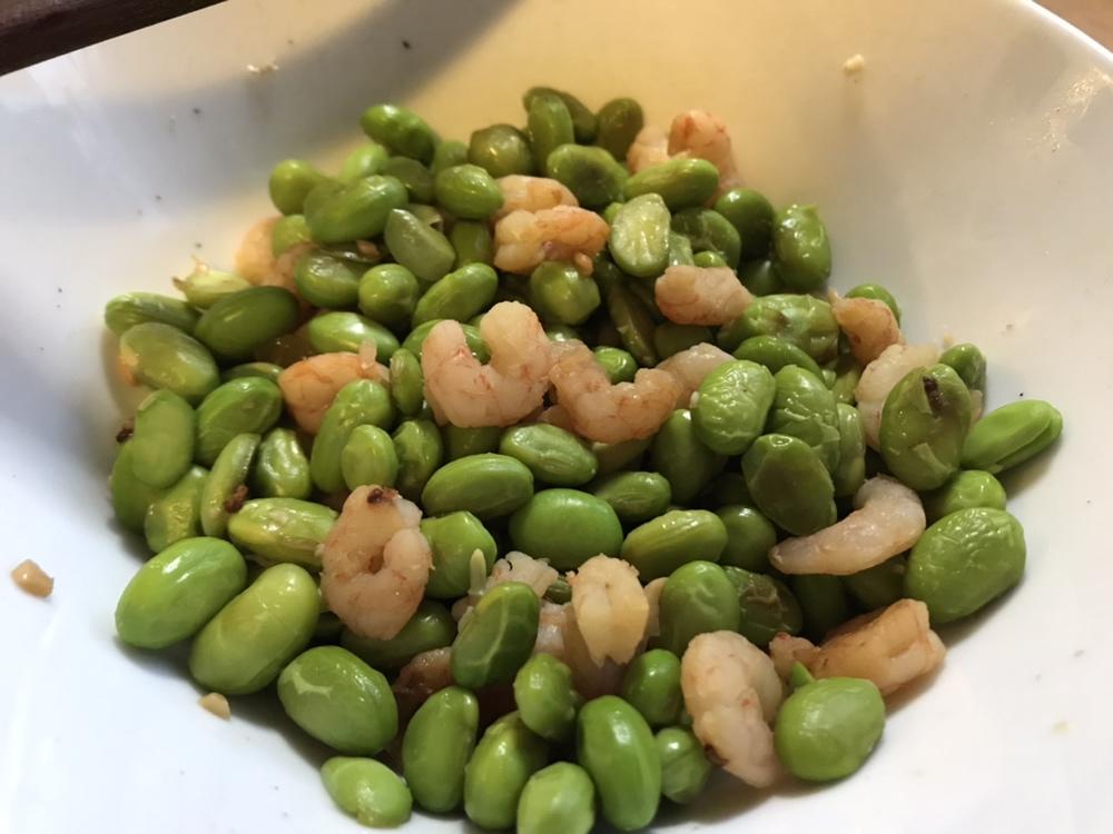 清炒毛豆虾仁