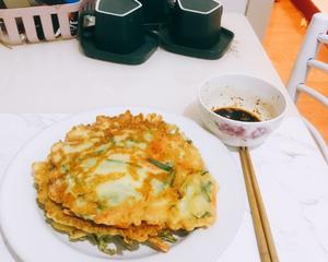 超级简单的韩式韭菜饼的做法 步骤8