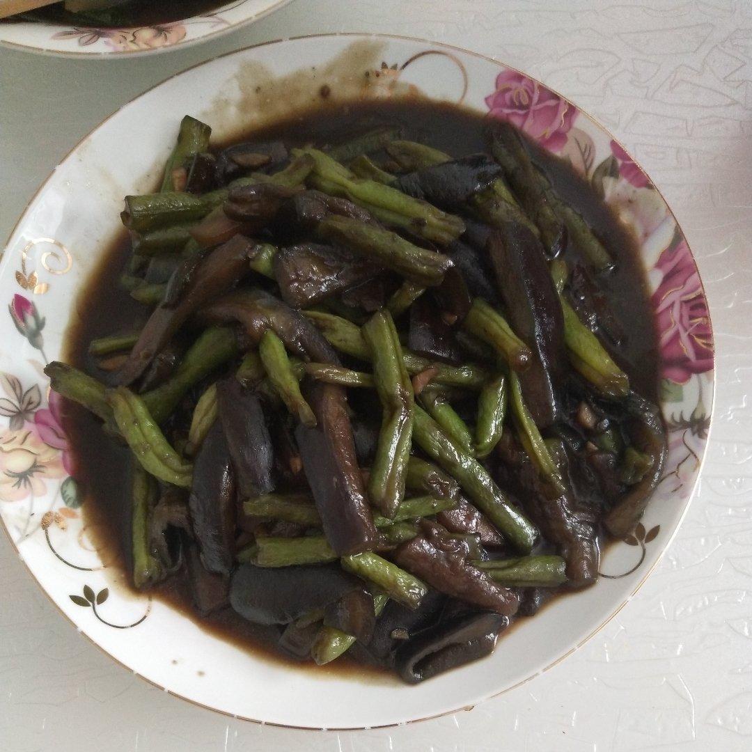 豆角烧茄子