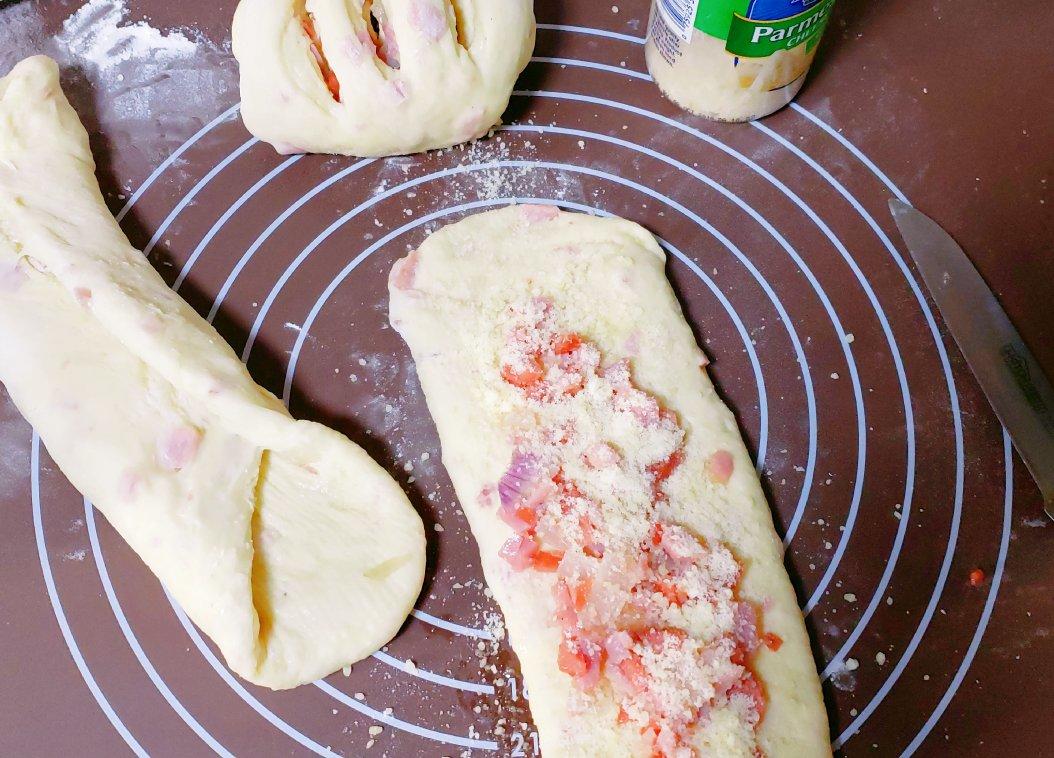 火腿洋葱蜂蜜咸吐司