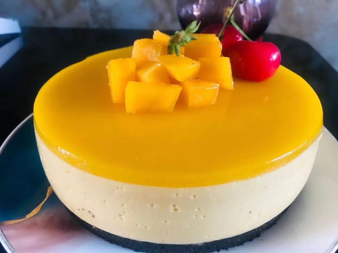 ㊙️无需烤箱❗️零失败芒果酸奶慕斯❗️入口即化