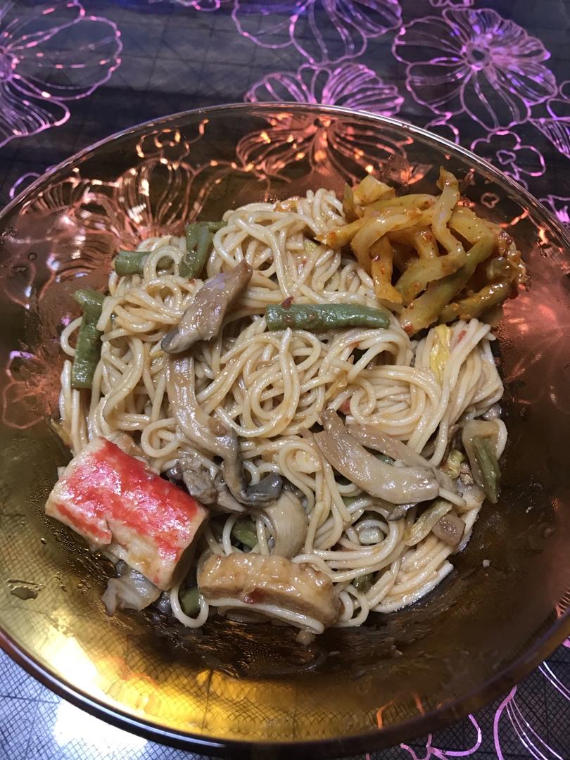 挂面版「河南豆角焖面」
