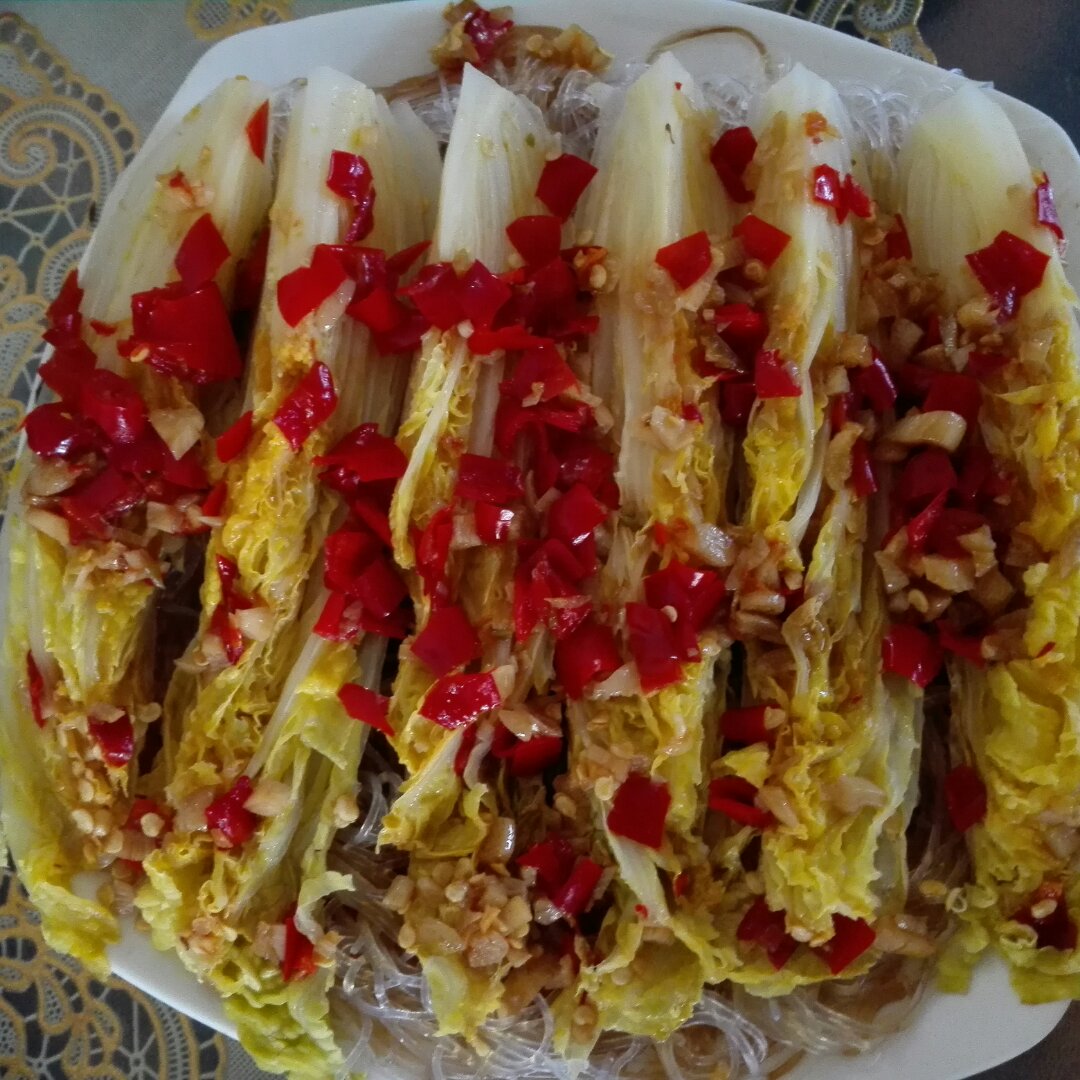 蒜蓉粉丝娃娃菜