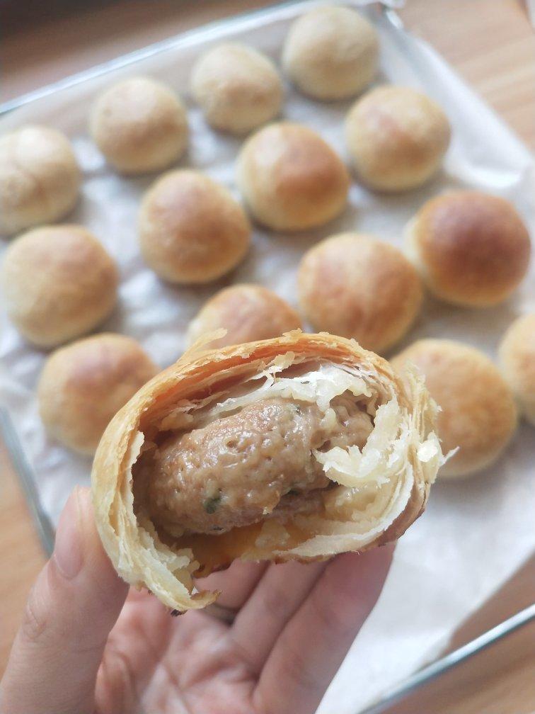 传统苏式鲜肉月饼(大包酥)皮薄肉大酥掉渣简单易操作『附视频』平底锅、烤箱等4种做法
