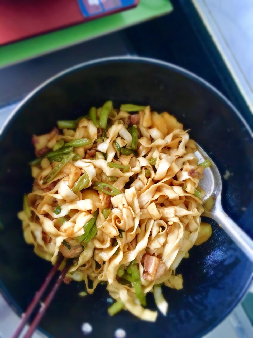豆角焖面