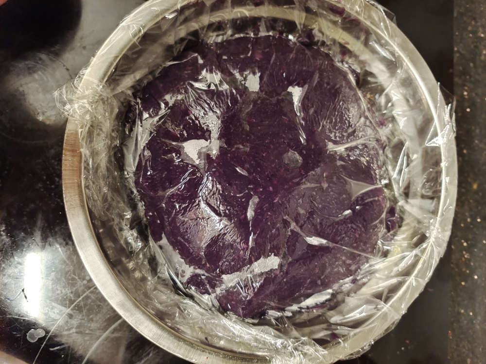 紫晶酥（香芋麻薯酥）的做法 步骤7