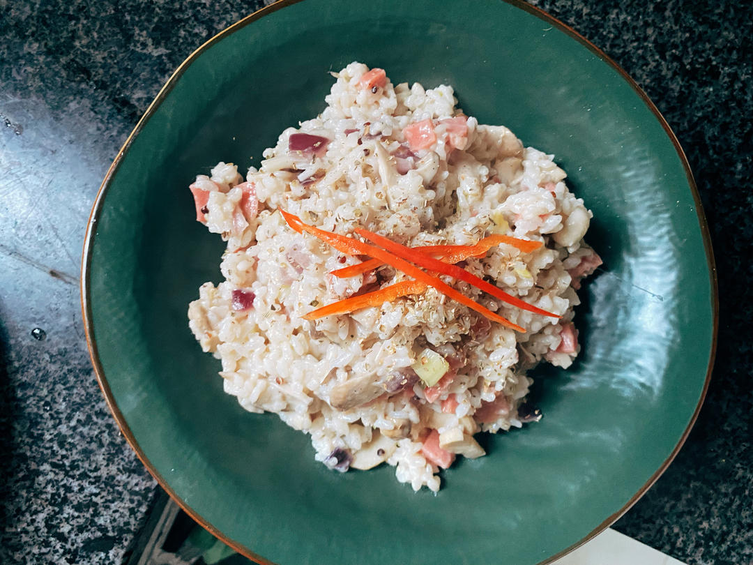 在家米其林『意大利菌菇烩饭Risotto』