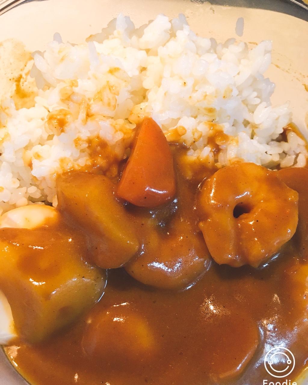 日式咖喱虾仁