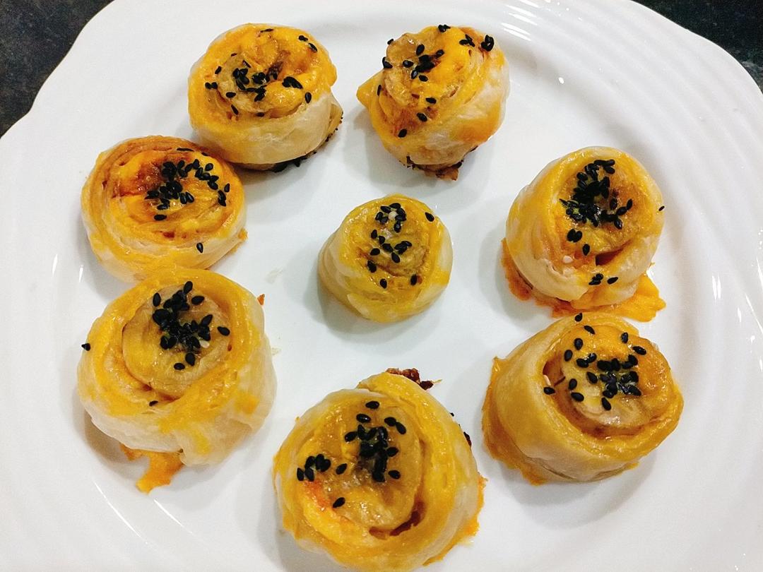 酥脆松软-香蕉饼