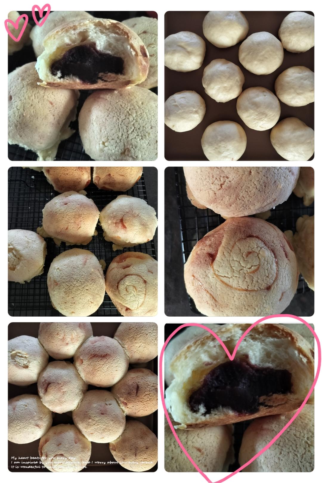 一次发酵雪芙小面包，外脆里软，香甜好吃✅