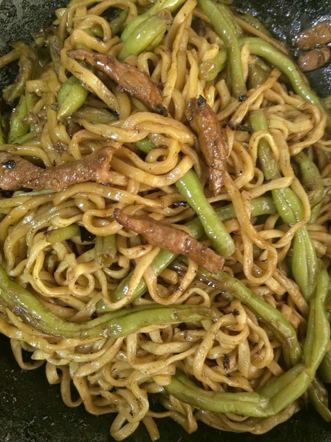 豆角焖面