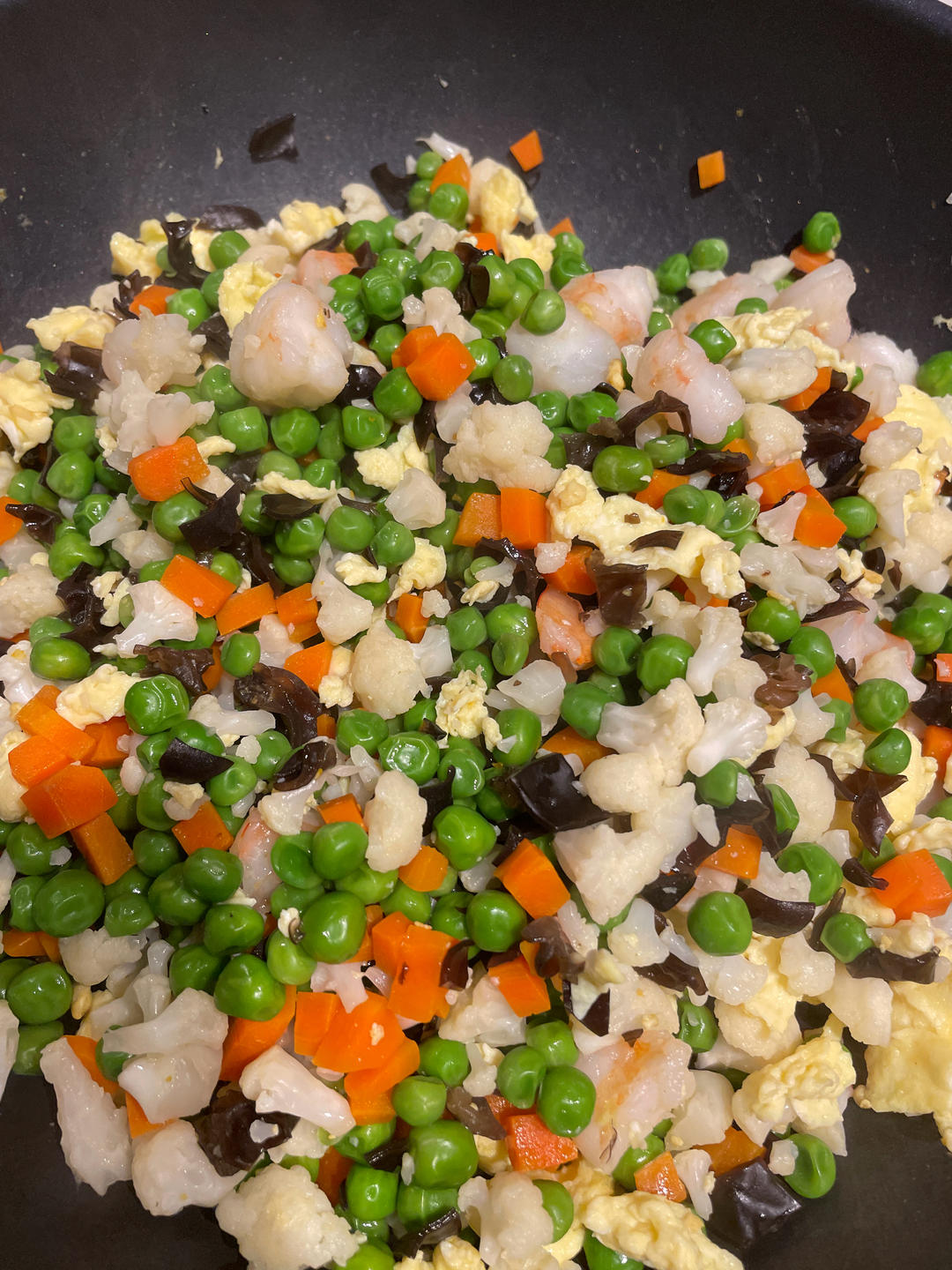 能量抗糖海鲜炒花菜饭（ref.萧潇）
