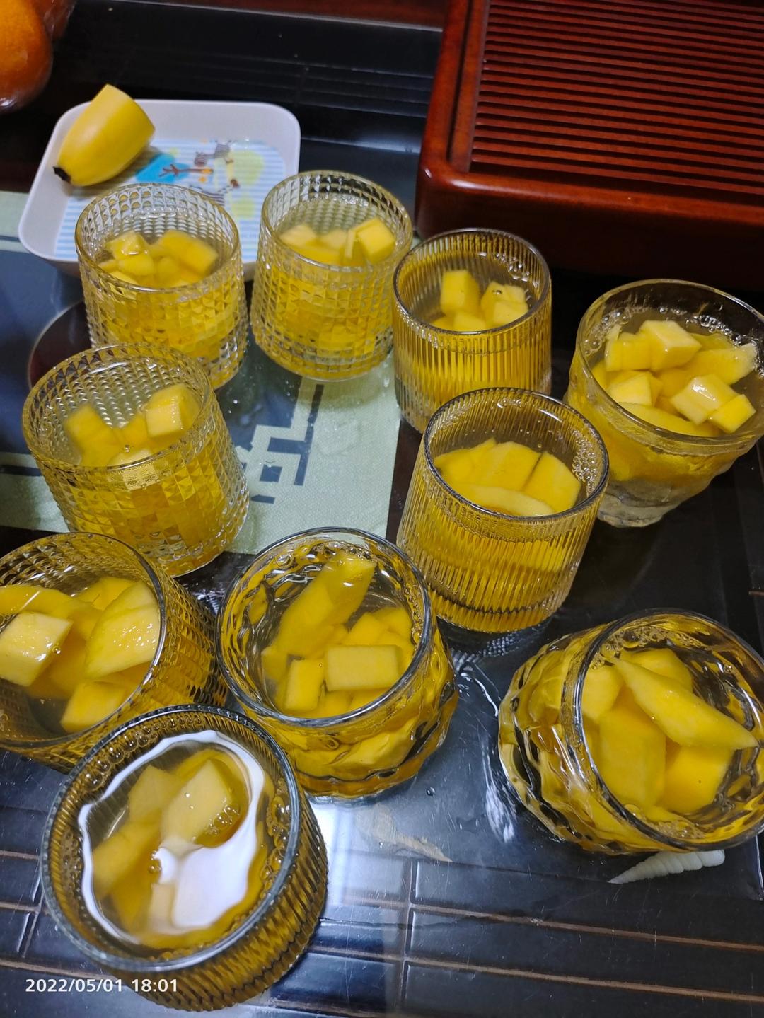 果冻～白凉粉芒果